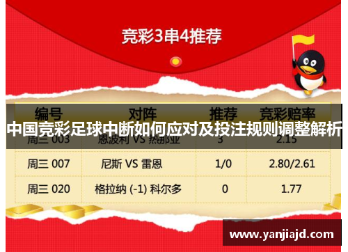 中国竞彩足球中断如何应对及投注规则调整解析